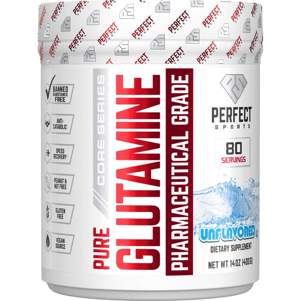 Perfect Sports 100% Pure Glutamine 400g Unflavoured Pharmaceutical Grade