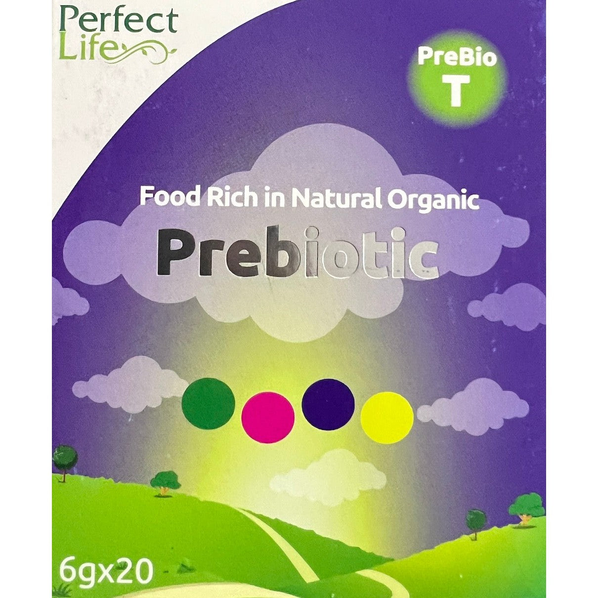 PerfectLife PreBio T Food غني بالبريبايوتك العضوي الطبيعي 20 كيسًا