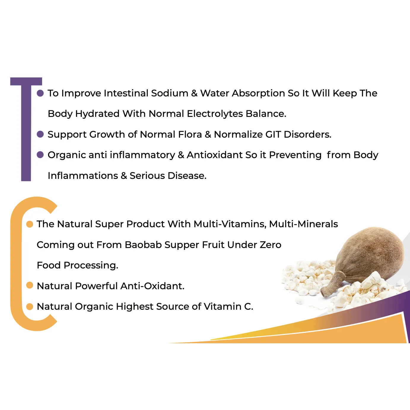 PerfectLife TCC Plus With Prebiotic, Curcumin And Baobab 14 Sachets