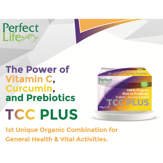 PerfectLife TCC Plus With Prebiotic, Curcumin And Baobab 14 Sachets