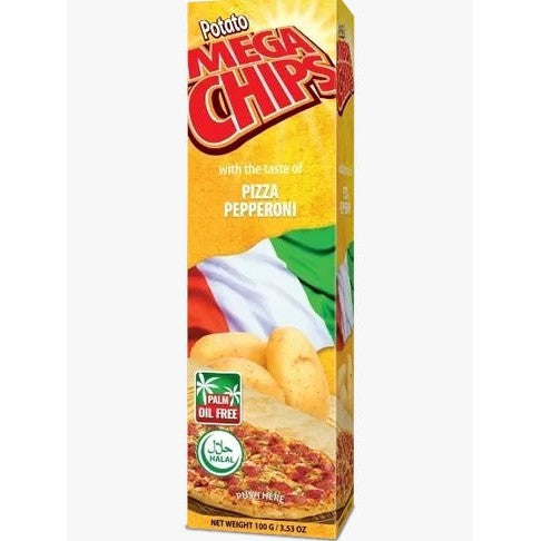 Potato MEGA CHIPS with the taste of PIZZA PEPPERONI 50g