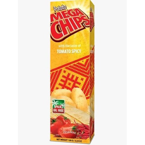 Potato MEGA CHIPS with the taste of TOMATO SPICY 50g