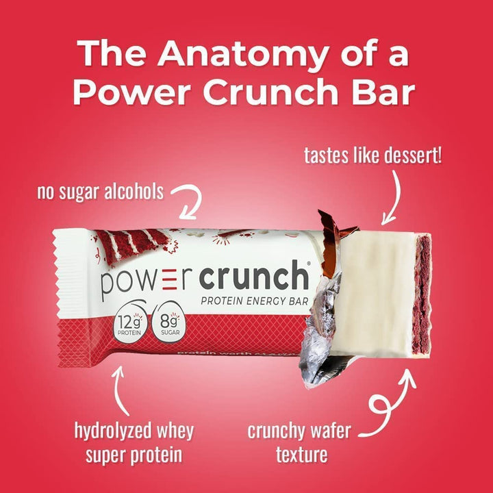 Power Crunch Energy Protein Bar Red Velvet 40g