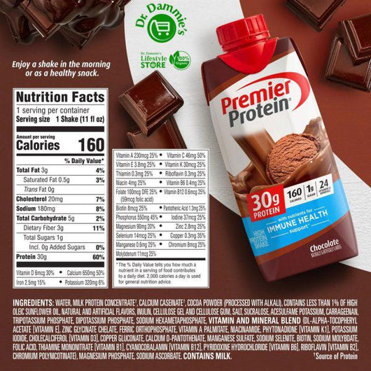 Premier Protein Shake 30g Protein 1g Sugar Chocolate 325ml