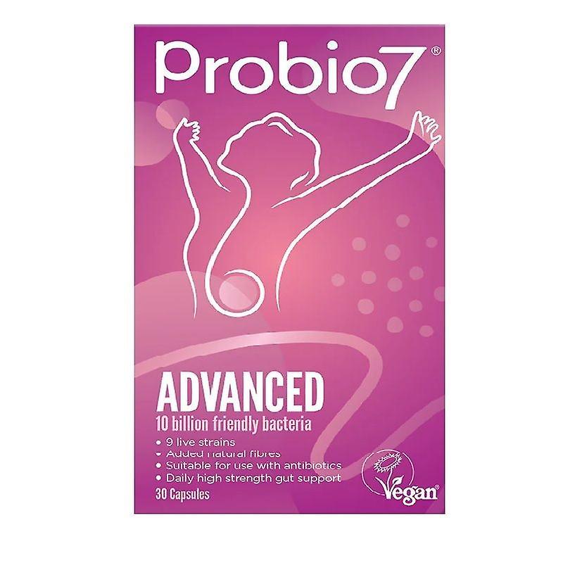 Probio7 Advanced Probiotics 10 Billion 9 Live Strains 30 Vegan Capsules