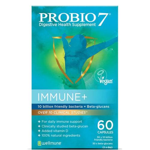 Probio7 IMMUNE+ Probiotics 10 billion + Beta-glucans 60 Vegan Capsules