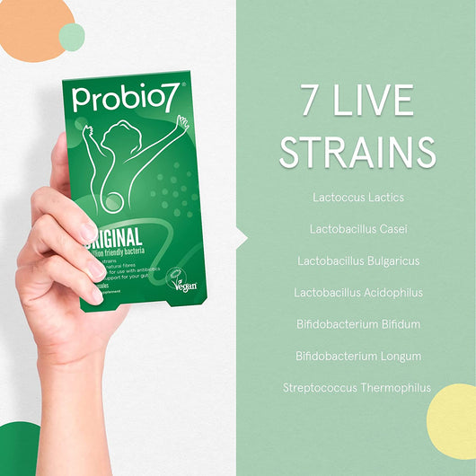 Probio7 Original Probiotics 4 Billion 7 Strains Vegan 100 Capsules