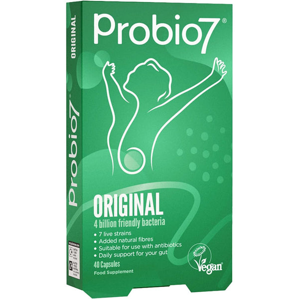 Probio7 Original Probiotics 4 Billion 7 Strains Vegan 40 Capsules