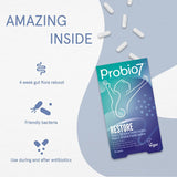 Probio7 Restore 2 Phases Probiotics For Those on Antibiotics Vegan 30 Capsules