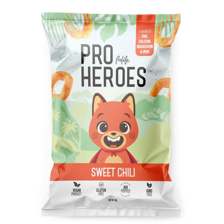 Prolife Pro Heros Sweet Chili Freddie the Fox Vegan Gluten Free Non-GMO 30g