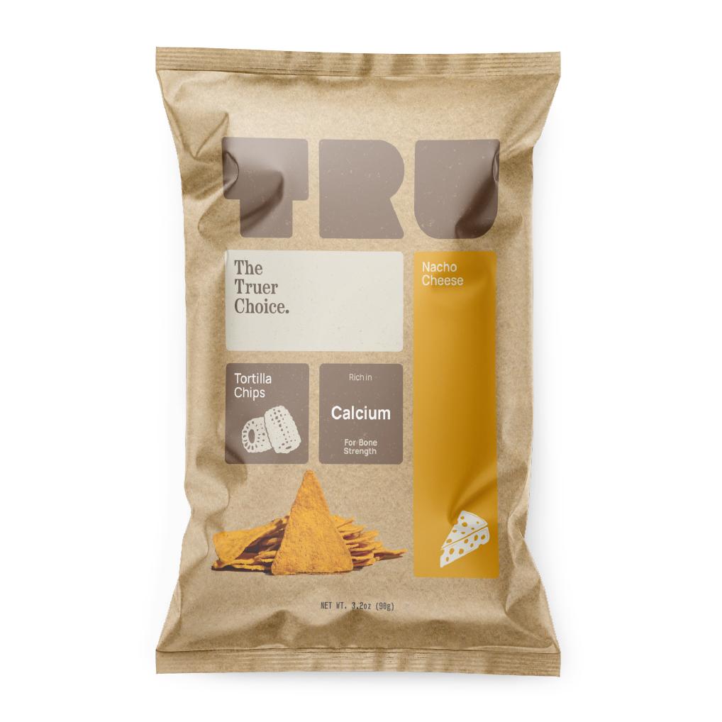 Prolife Tru Tortilla Chips – Nacho Cheese Flavor Rich in Calcium (90gm)