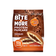 بان كيك بروتين بايت آند مور مع حشوة كريمة الشوكولاتة بالبروتين 10 جرام 50 جرام