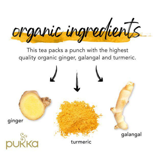 Pukka Organic Three Ginger with Golden Turmeric 20 Bags