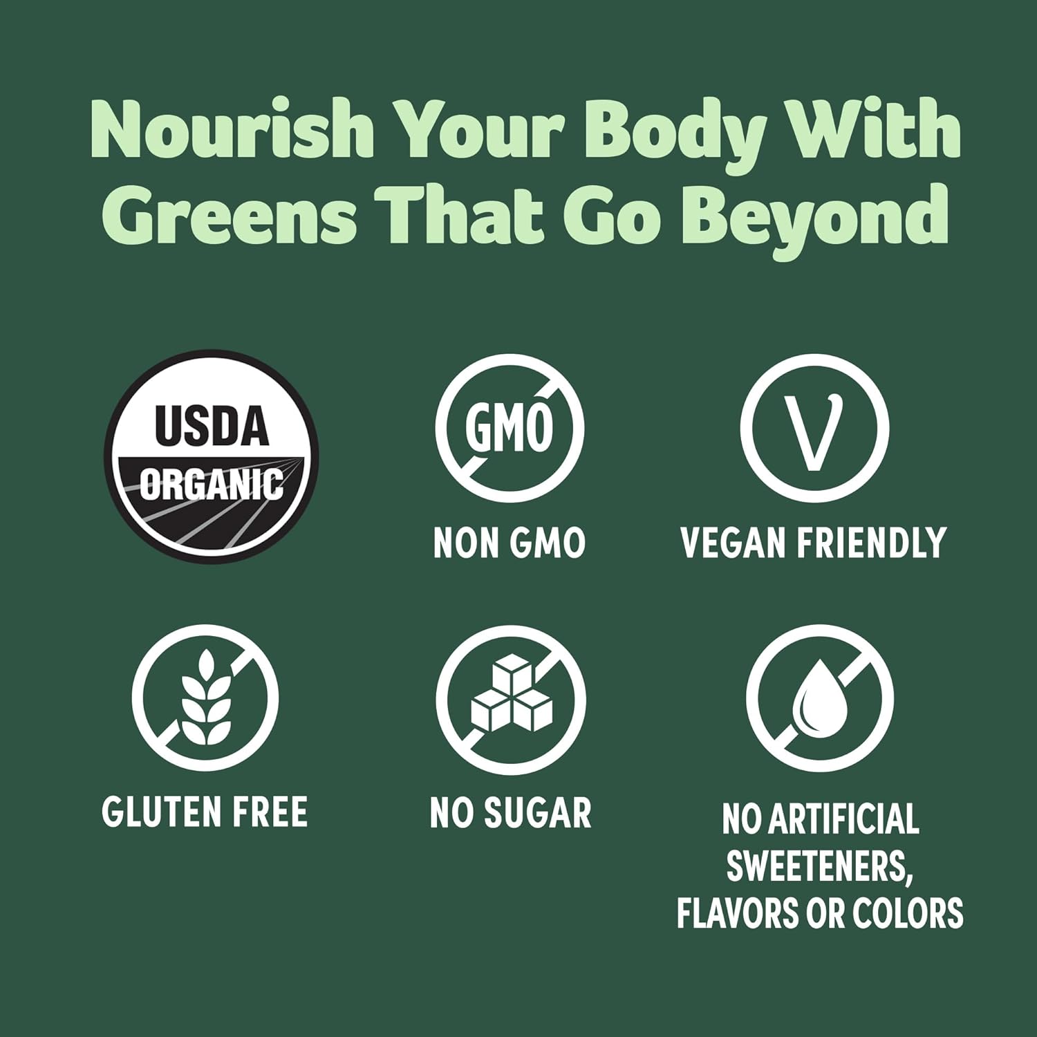 Purely Inspired Organic Greens Supergreens Superfood Powder Blend , Unflavored 242g