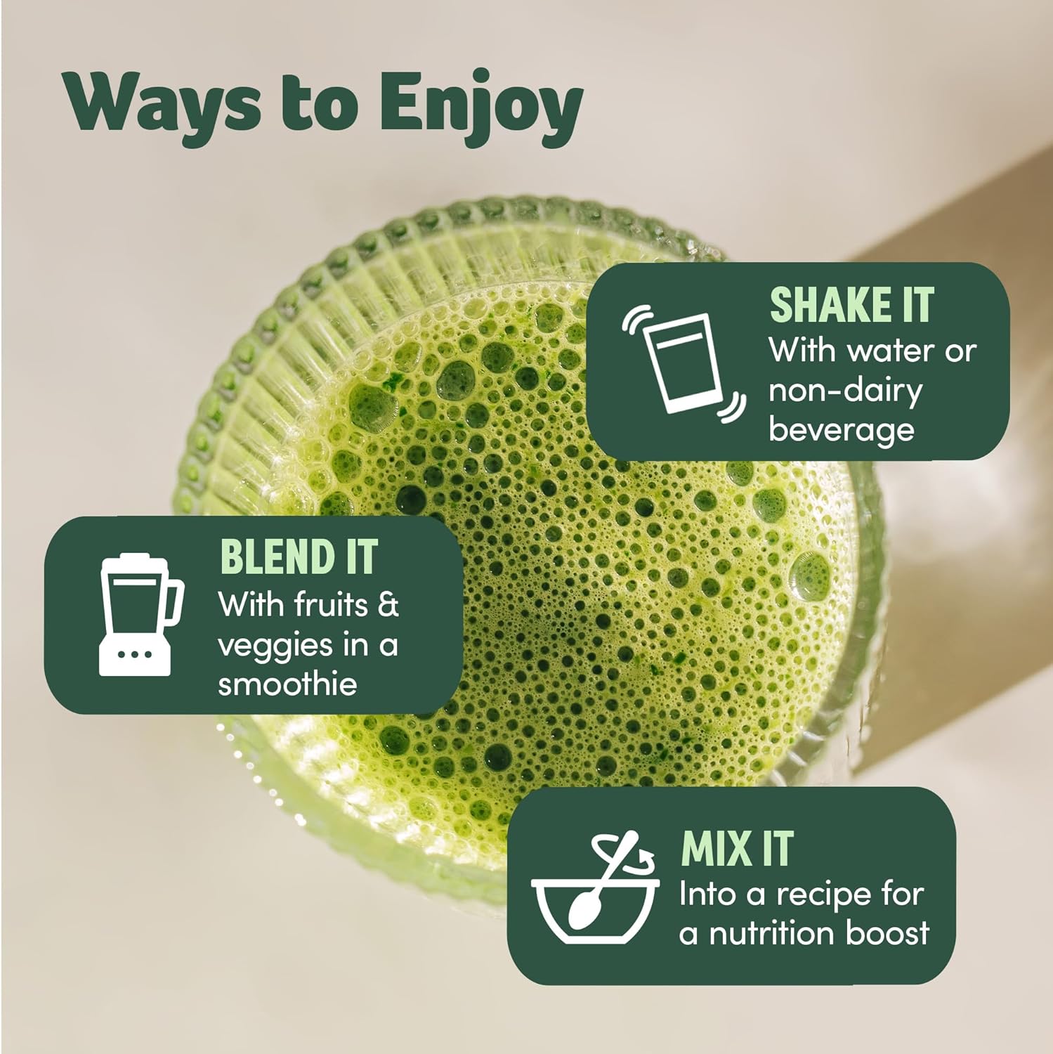 Purely Inspired Organic Greens Supergreens Superfood Powder Blend , Unflavored 242g