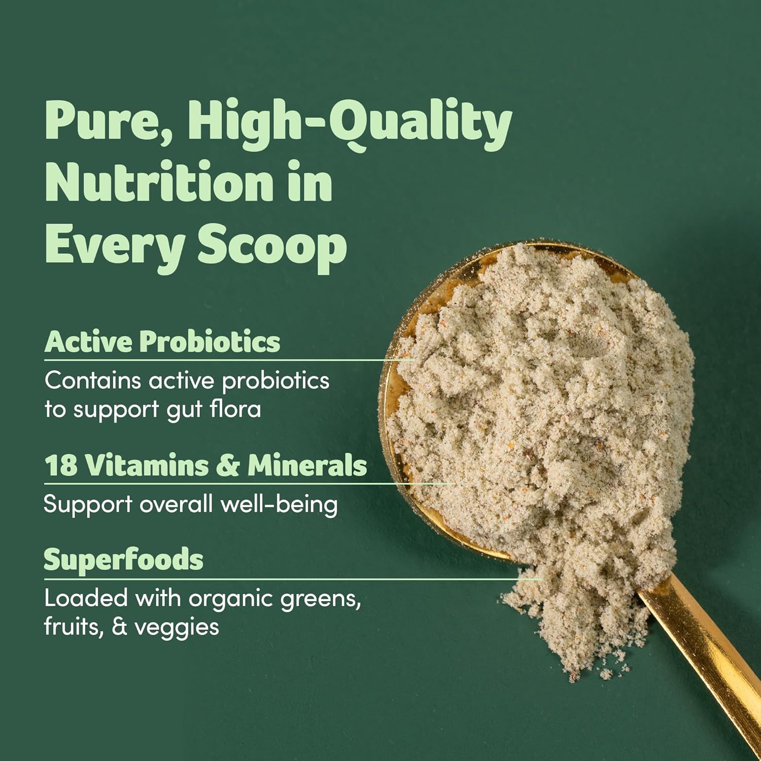 Purely Inspired Organic Greens Supergreens Superfood Powder Blend , Unflavored 242g