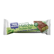 Trio Move Chocolate Coated 33% Protein Milk Chocolate and Matcha Bar 50 gr