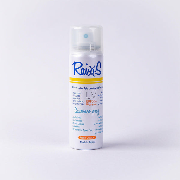 RAIOS Sunscreen Spray SPF50+ Fresh Orange 70ml