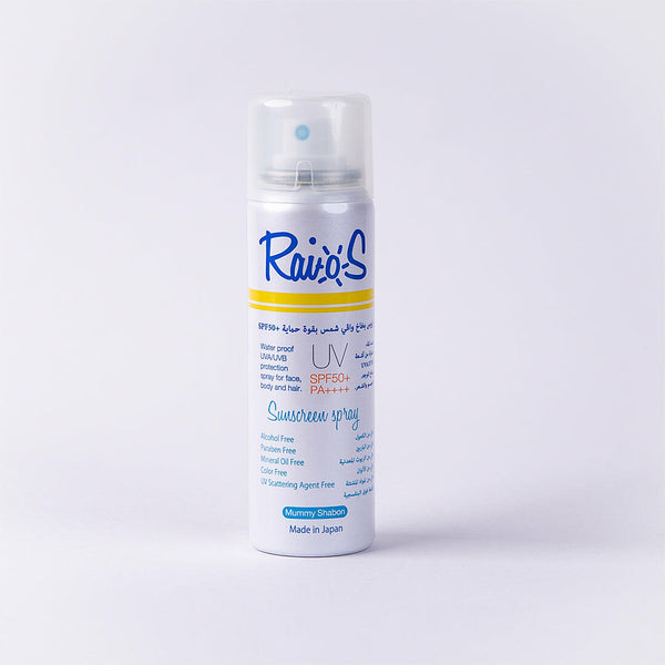 Raios Sunscreen Spray SPF50+ Soap Scent 70ml