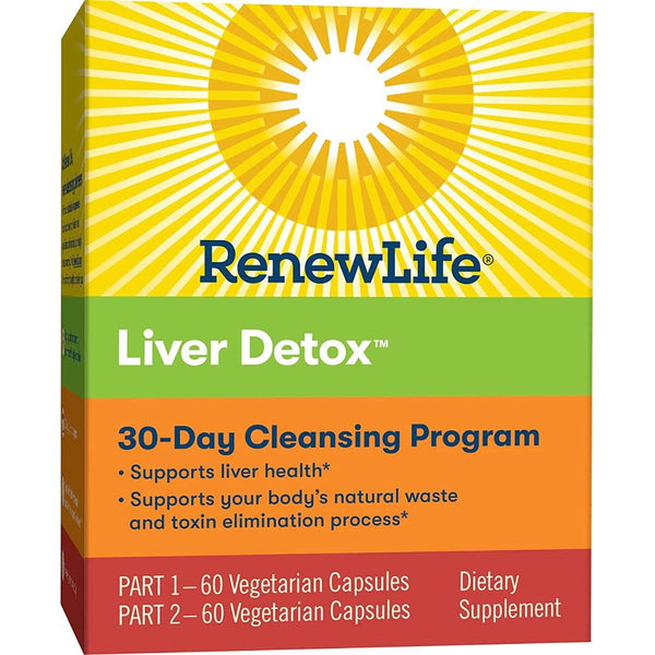 Renew Life Liver Detox 30-day Cleansing Program 120 Vegetarian capsules