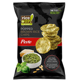 Rice Up Popped Brown Rice Chips Pesto Gluten Free Non-GMO 60g