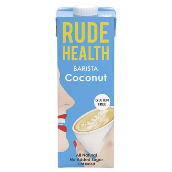 Rude Health Barista Coconut Milk No Added Sugar Gluten Free 1L