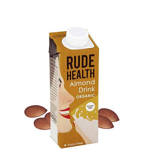 Rude Health Organic Almond Milk Drink No Added Sugar Gluten Free 250ml