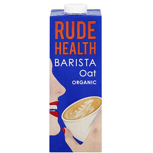 Rude Health Organic Barista Oat Milk No Added Sugar Gluten Free 1L