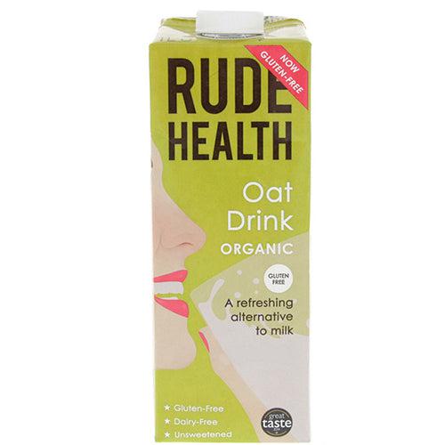 Rude Health Organic Oat Milk No Added Sugar Gluten Free 1L
