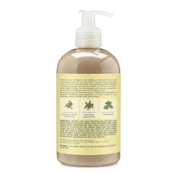 SHEA MOISTURE Jamaican Black Castor Oil Strengthen & Restore Conditioner Color Safe 384 ml