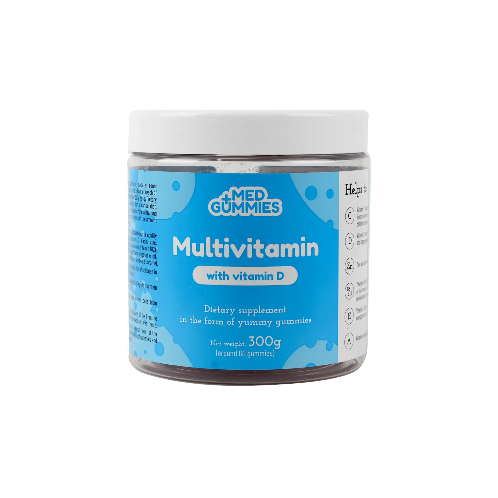 Med Gummies Multivitamin with Vitamin D 60 gummies