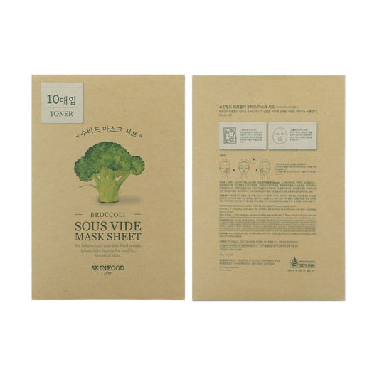 SKINFOOD Broccoli Sous Vide Mask Sheet 10 Toner