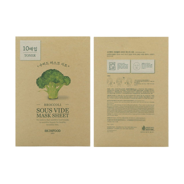 SKINFOOD Broccoli Sous Vide Mask Sheet 10 Toner