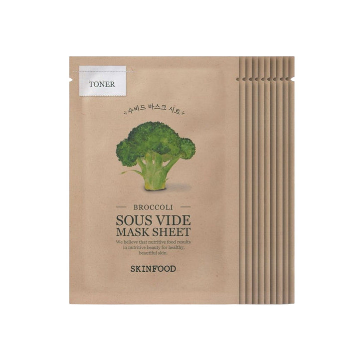 SKINFOOD Broccoli Sous Vide Mask Sheet 10 Toner