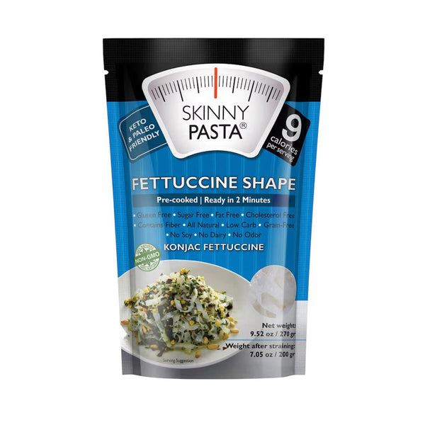 SKINNY PASTA Fettuccine Shape Konjac Fettuccine Keto & Paleo Friendly 270g