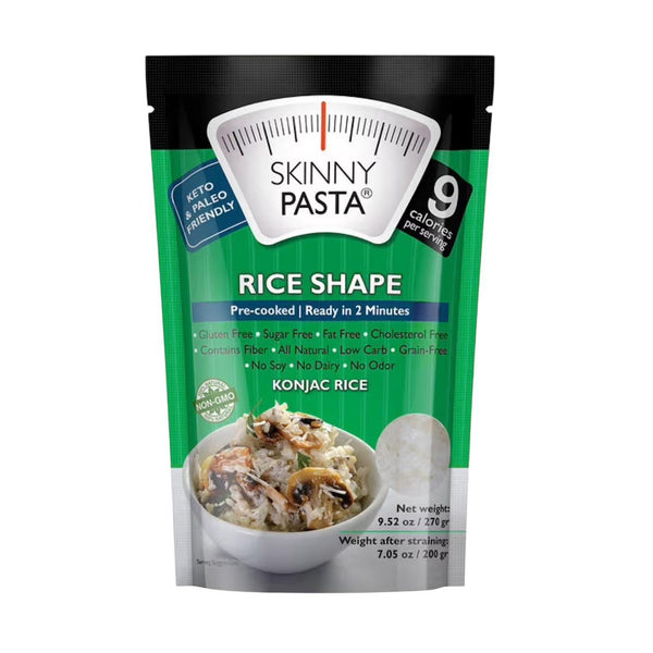 SKINNY PASTA Rice Shape Konjac Rice Keto & Paleo Friendly 270g