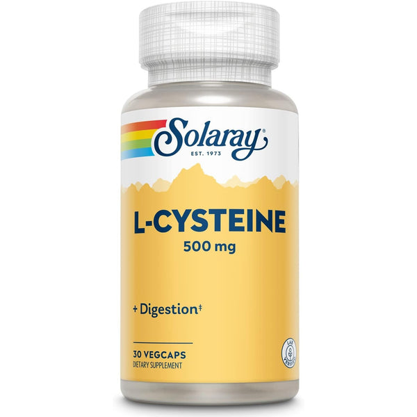 SOLARAY L-Cysteine 500 mg 30 Vegetable Capsules