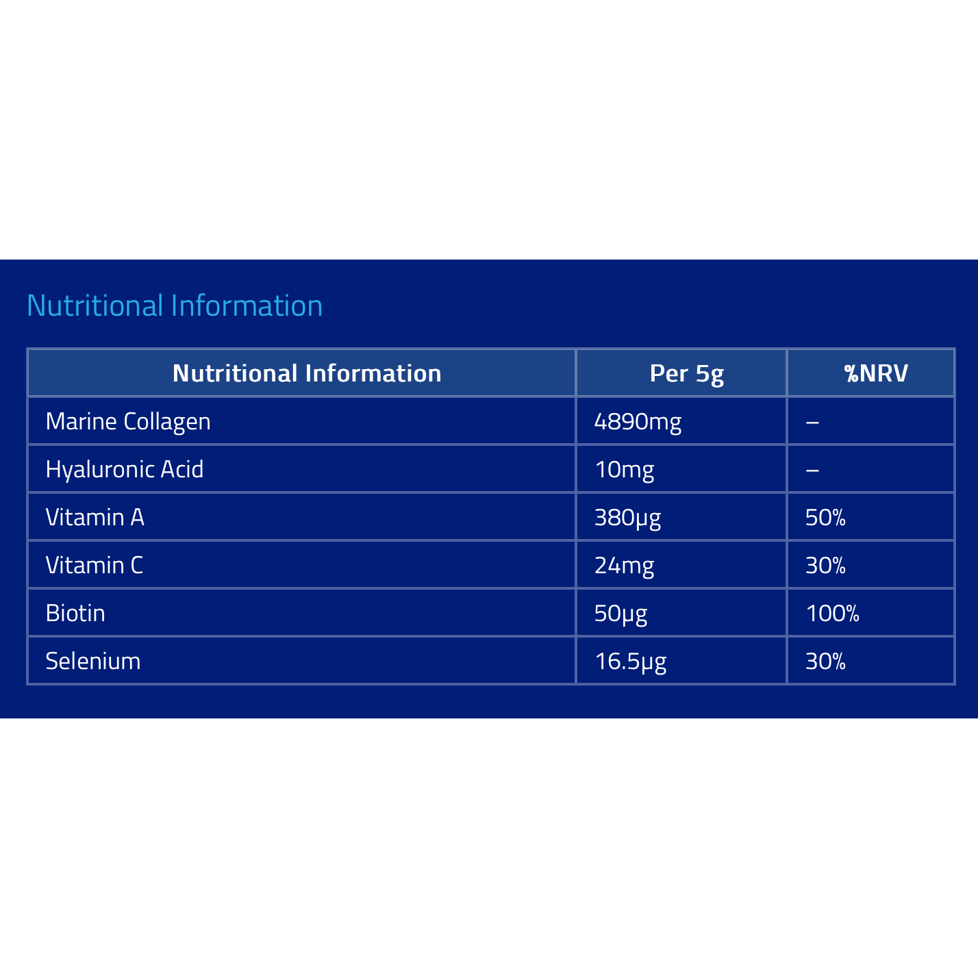 Bioglan Beauty Marine Collagen Powder 5000mg Hair, Skin & Nails 151g