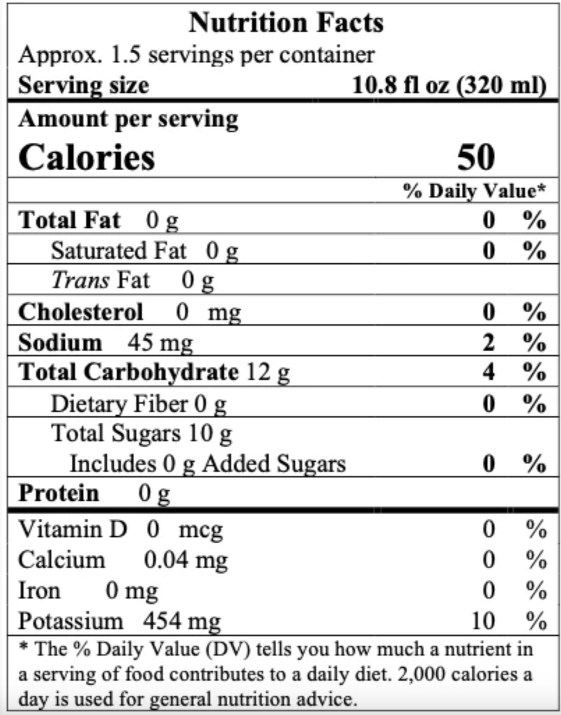 Nature's Charm Pure Young Coconut Water (520ml)