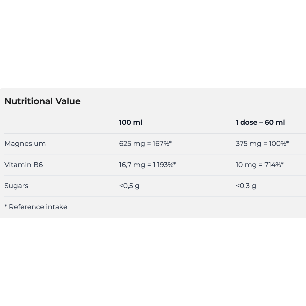 Nutrend Magneslife Strong Shot 375 mg of magnesium 60 ml