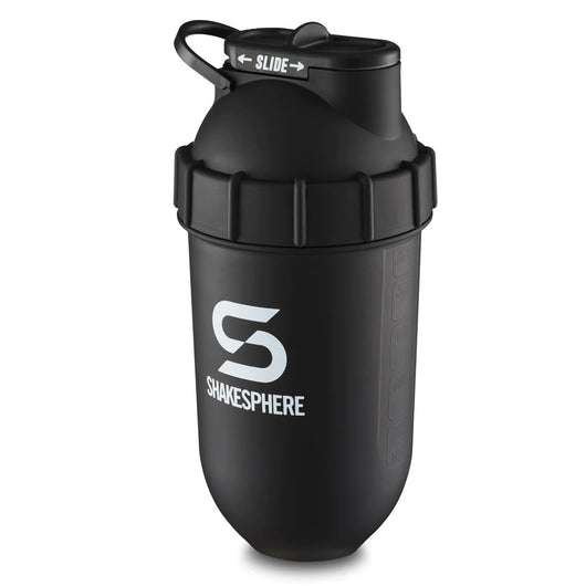 ShakeSphere Protein Shaker Bottle Tumbler Original Matte Black 700ml