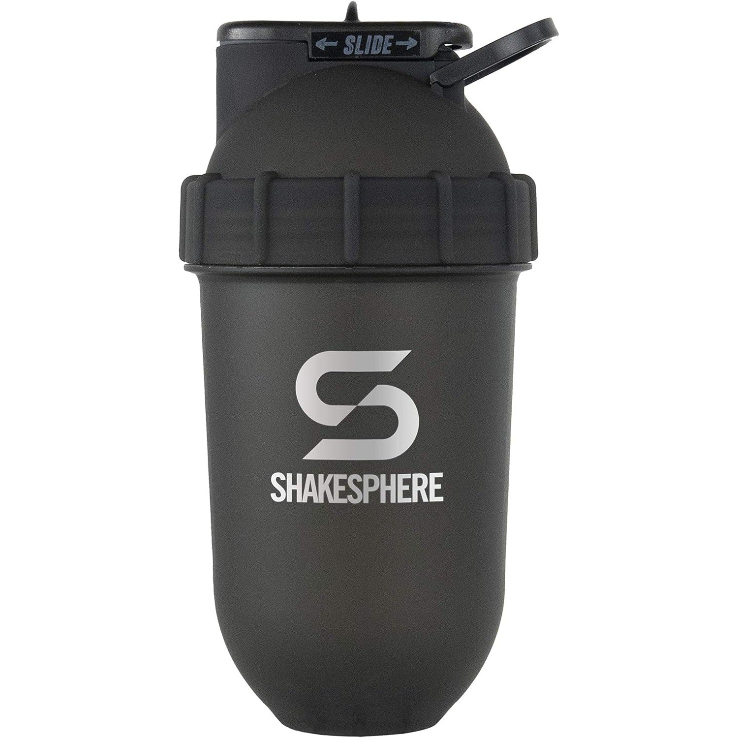 ShakeSphere Protein Shaker Bottle Tumbler Original Matte Black 700ml