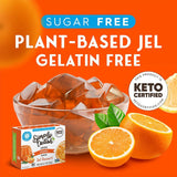 Simply Delish Orange Jelly KETO Friendly Sugar Free 0g Net Carbs 5 Calories 20g