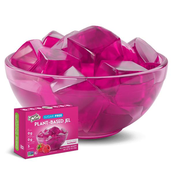 Simply Delish Raspberry Jelly KETO Friendly Sugar Free 0g Net Carbs 5 Calories 20g