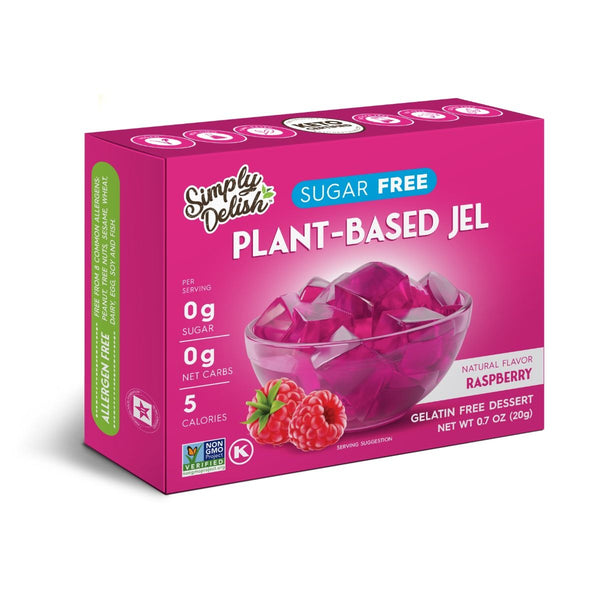 Simply Delish Raspberry Jelly KETO Friendly Sugar Free 0g Net Carbs 5 Calories 20g
