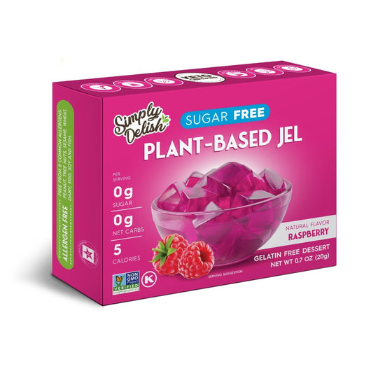 Simply Delish Raspberry Jelly KETO Friendly Sugar Free 0g Net Carbs 5 Calories 20g