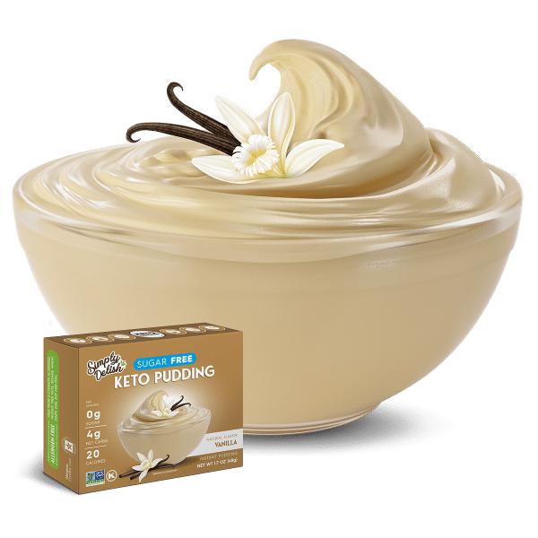 Simply Delish Vanilla Pudding KETO Friendly Sugar Free 48g