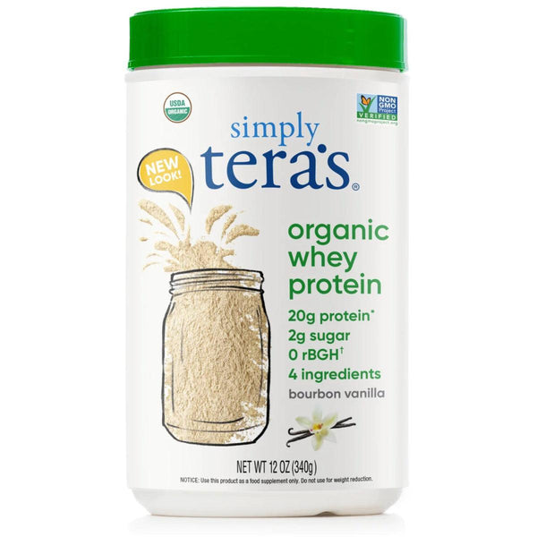 Simply tera's Organic Whey Protein Powder Bourbon Vanilla Flavor 340g