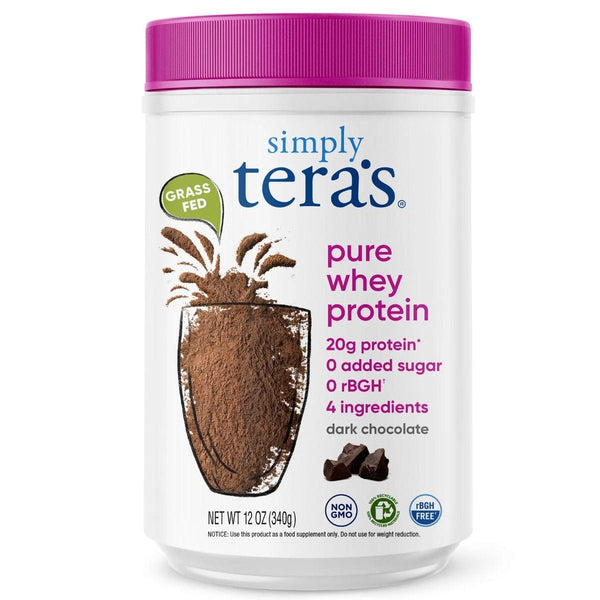 Simply tera's Pure whey Protein Powder Dark Chocolate 340g