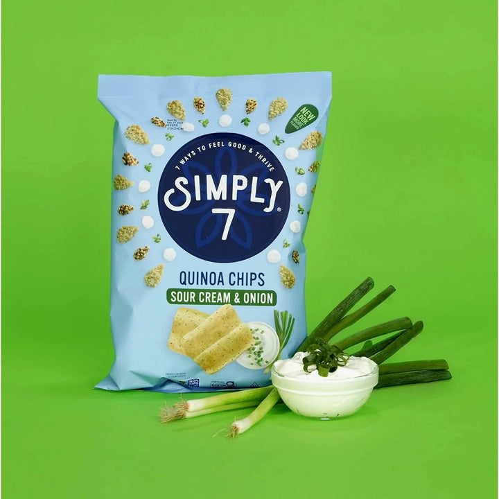 Simply7 Chips Quinoa Sour Cream Onion 79g